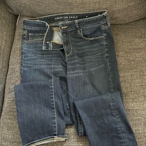 American Eagle Outfitters Soft Indigo Jeans - Navy Blue